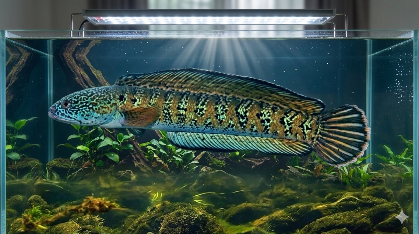ปลาช่อนเชล (Channa amphibeus) ปลาช่อนหายากสำหรับนักสะสม